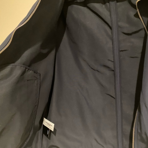 Ann Taylor  Navy Anorak Windbreaker - Picture 4 of 6